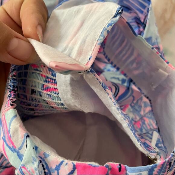 Lily Pulitzer Cyndi Whisper Blue Yeah Buoy mini dress size 00 - Picture 11 of 16